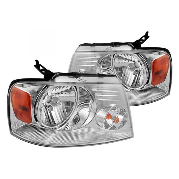 Spyder® - Chrome Euro Headlights, Ford F-150