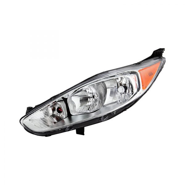 Spyder® - Driver Side Chrome Factory Style Headlight, Ford Fiesta
