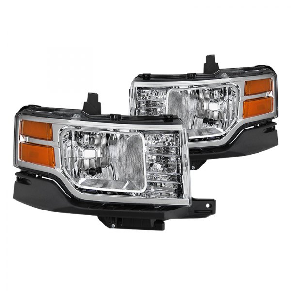 Spyder® - Chrome Factory Style Headlights, Ford Flex