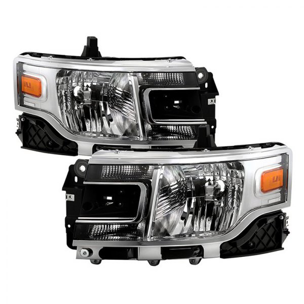 Spyder® - Black/Chrome Euro Headlight