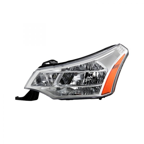 Spyder® - Driver Side Chrome Factory Style Headlights, Ford Focus