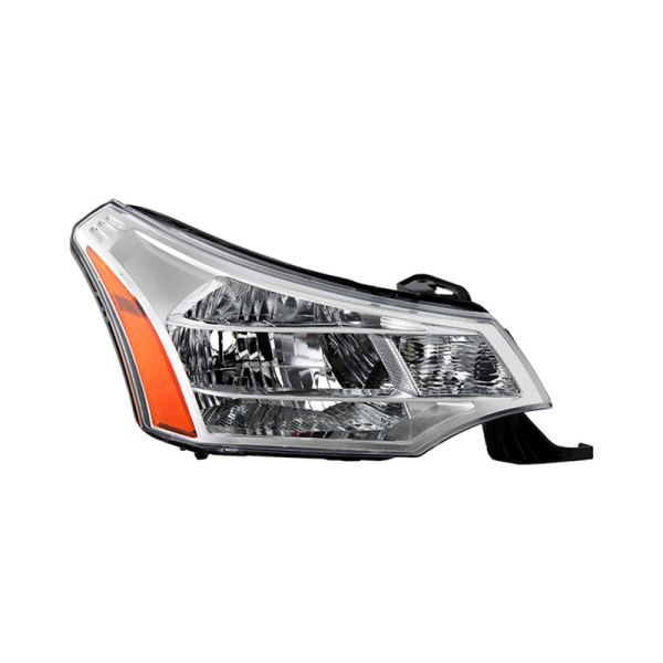 Spyder® - Passenger Side Chrome Factory Style Headlights, Ford Focus