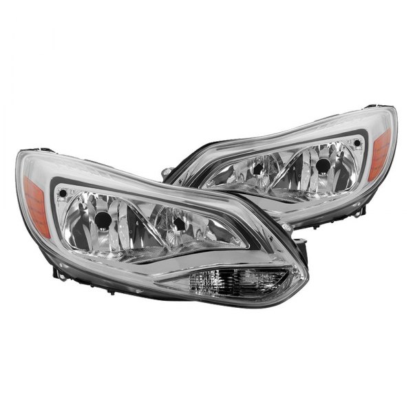 Spyder® - Chrome Factory Style Headlights, Ford Focus