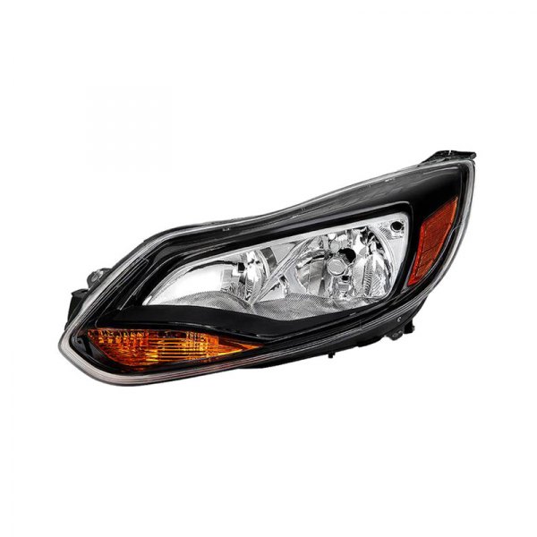 Spyder® - Driver Side Black Factory Style Headlight, Ford Focus