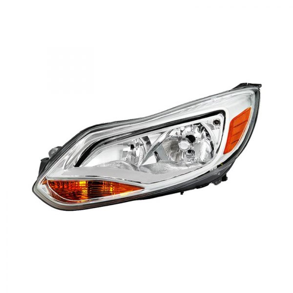 Spyder® - Driver Side Chrome Factory Style Headlight, Ford Focus