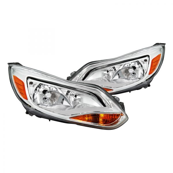 Spyder® - Chrome Factory Style Headlights, Ford Focus
