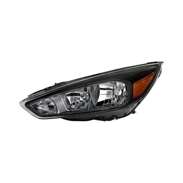 Spyder® - Driver Side Black Factory Style Headlight, Ford Focus