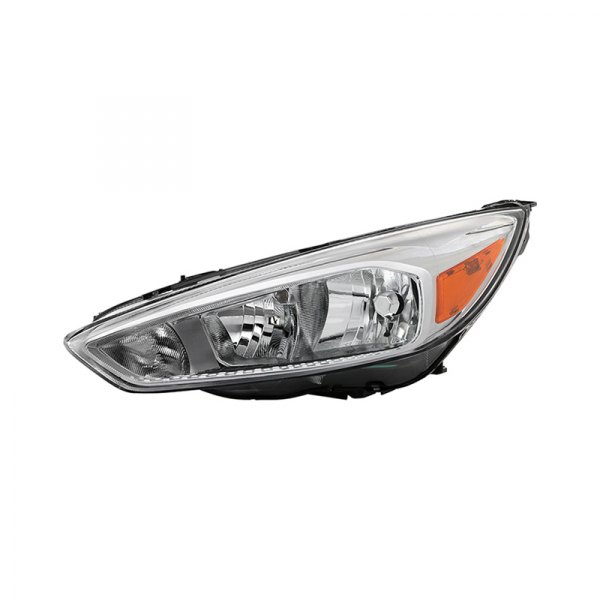 Spyder® - Driver Side Chrome Factory Style Headlight, Ford Focus