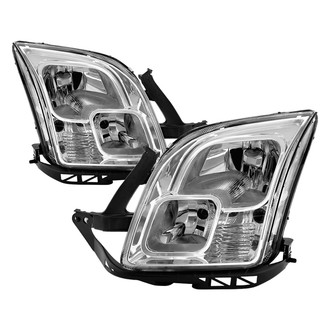 Spyder® - Driver and Passenger Side Chrome Factory Style Headlights