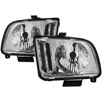 Spyder® - Driver and Passenger Side Chrome Euro Headlights
