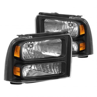 Spyder® HD-JH-FS05-AM-BK - Black Euro Headlights