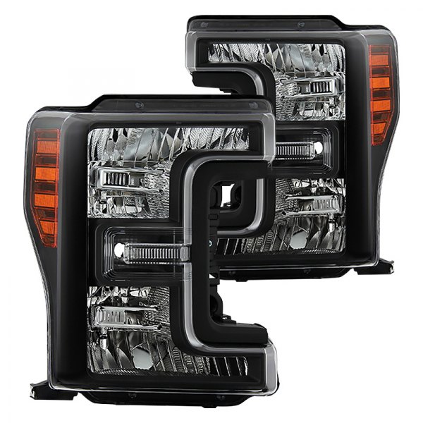Spyder® - Black Euro Headlights