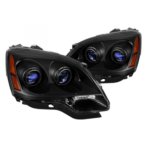 Spyder® - Black Projector Headlights, GMC Acadia