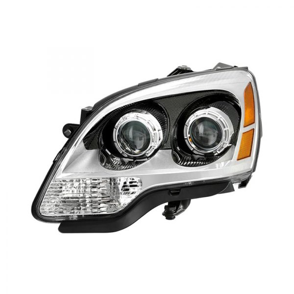 Spyder® - Driver Side Black/Chrome Factory Style Projector Headlight, GMC Acadia