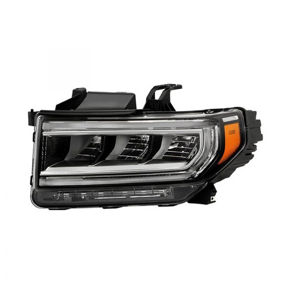 Spyder® - Driver Side Black Factory Style Light Tube LED Headlight