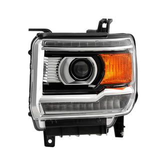 Spyder® - Driver Side Chrome Factory Style Projector Headlight with LED DRL
