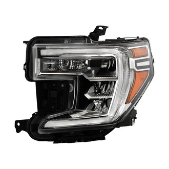 Spyder® - Driver Side Chrome Factory Style DRL Bar LED Headlight