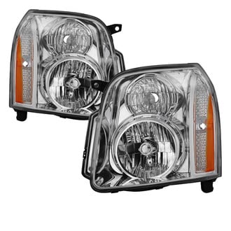 Spyder® - Driver and Passenger Side Chrome Factory Style Headlights