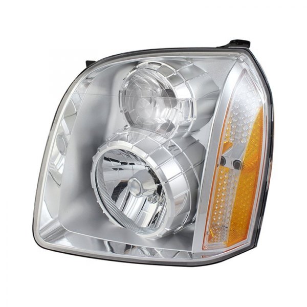 Spyder® - Driver Side Chrome Factory Style Headlight, GMC Yukon Denali