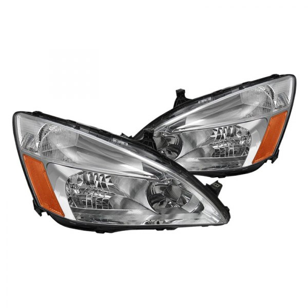 Spyder® - Chrome Euro Headlights, Honda Accord