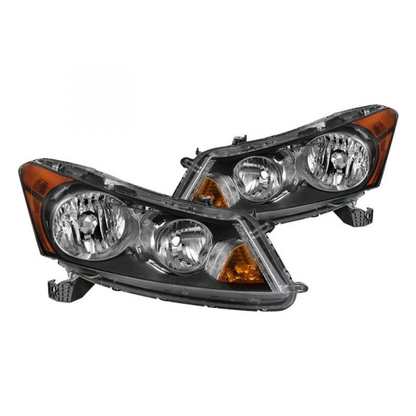 Spyder® - Black Factory Style Headlights, Honda Accord