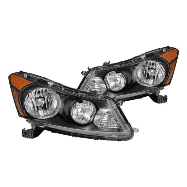 Spyder® - Black Factory Style Headlights, Honda Accord