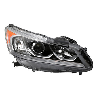 Spyder® - Passenger Side Black Factory Style Projector Headlight