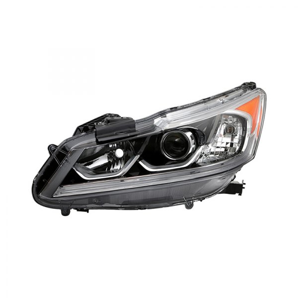Spyder® - Driver Side Black Factory Style Headlight, Honda Accord