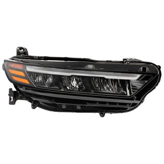 Spyder® - Passenger Side Chrome Factory Style LED Headlight