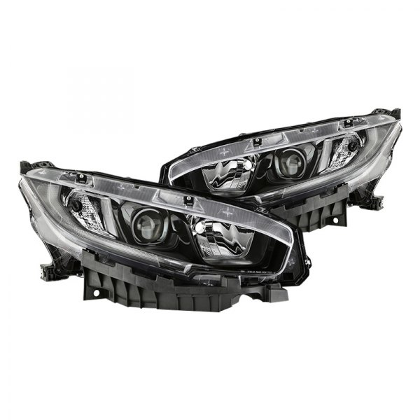 Spyder® - Black Factory Style Projector Headlights