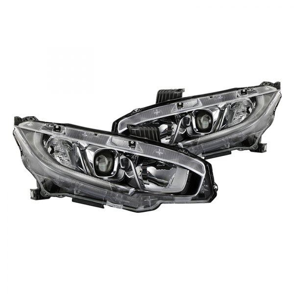 Spyder® - Chrome Factory Style Projector Headlights