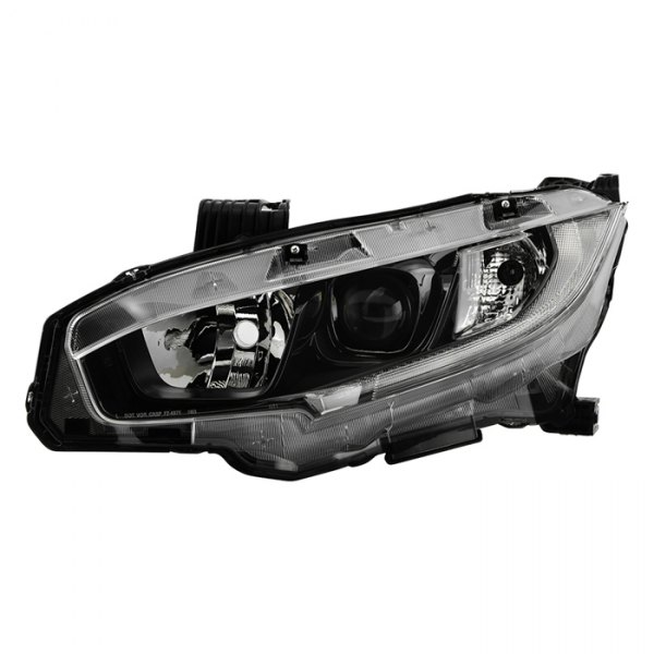 Spyder® - Driver Side Black Factory Style Projector Headlight