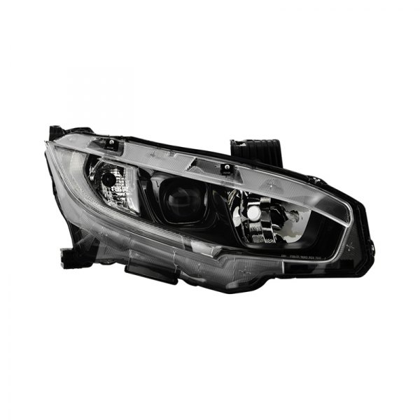 Spyder® - Passenger Side Black Factory Style Projector Headlight