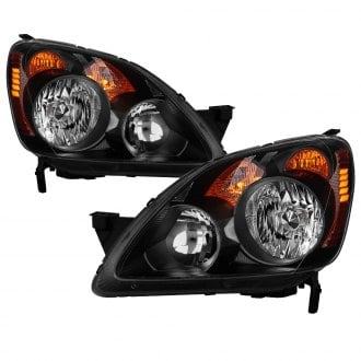 Spyder® - Driver and Passenger Side Black Euro Headlights
