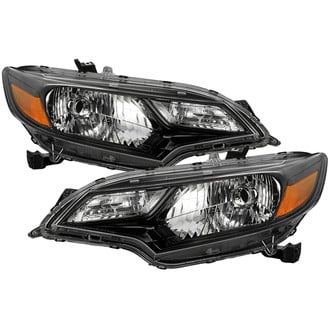 Spyder® - Driver and Passenger Side Black Factory Style Headlights