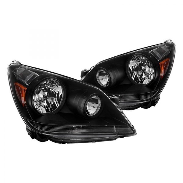 Spyder® - Black Euro Headlights, Honda Odyssey