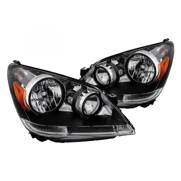 Spyder® - Black/Chrome Factory Style Headlights, Honda Odyssey