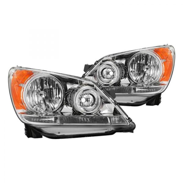 Spyder® - Chrome Euro Headlights, Honda Odyssey