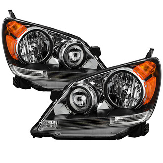Spyder® - Driver and Passenger Side Black Factory Style Headlights