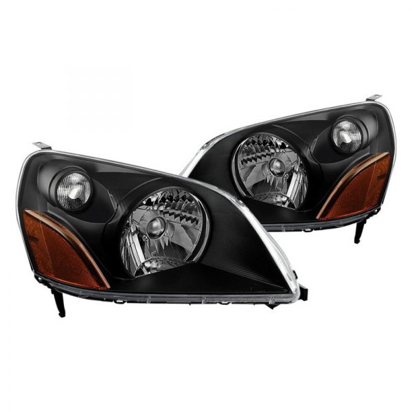 Spyder® - Black Euro Headlights, Honda Pilot
