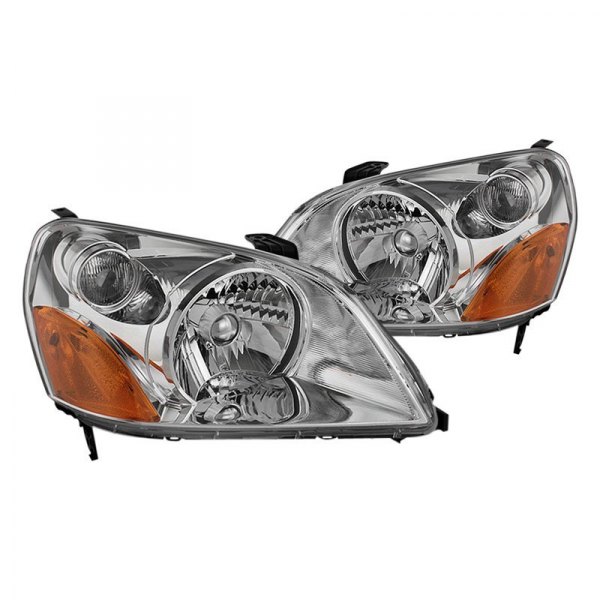 Spyder® - Chrome Euro Headlights, Honda Pilot