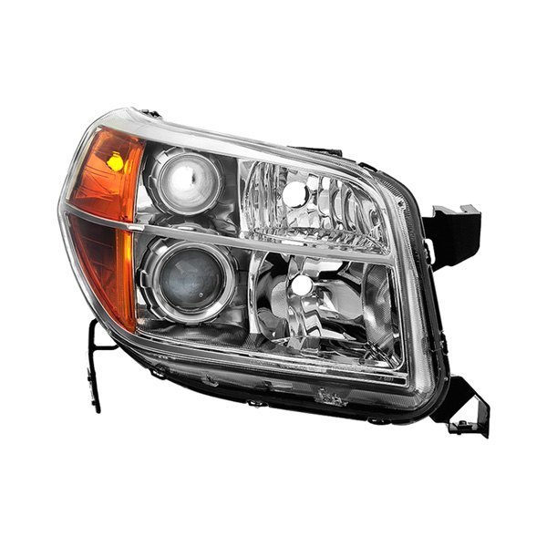 Spyder® - Passenger Side Chrome Factory Style Projector Headlight, Honda Pilot