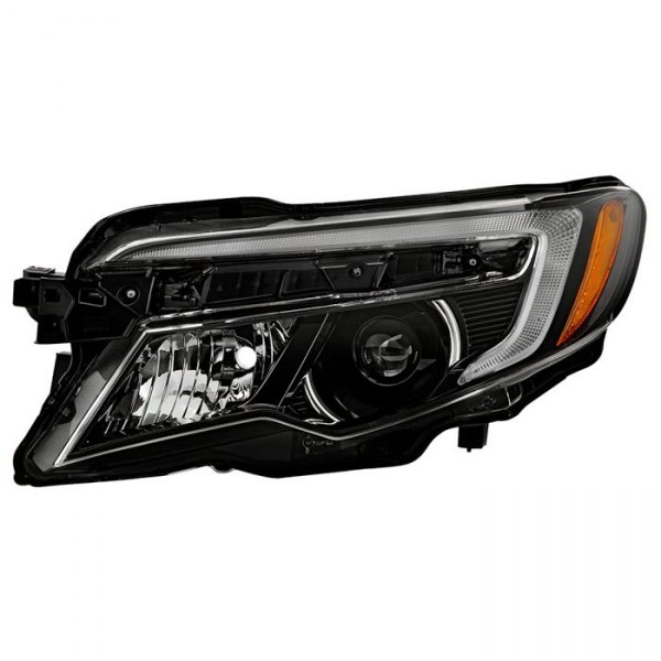 Spyder® - Driver Side Black Factory Style Projector LED Headlight with DRL