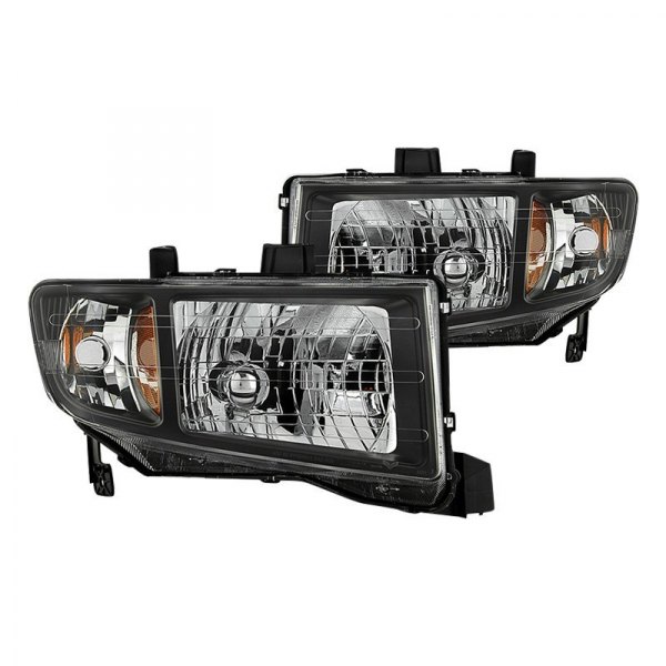 Spyder® - Black Euro Headlights, Honda Ridgeline