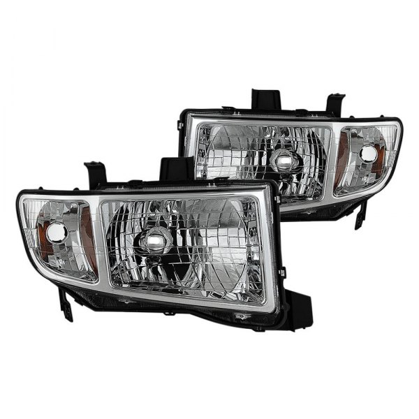 Spyder® - Chrome Euro Headlights, Honda Ridgeline