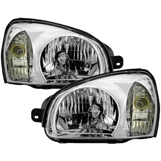 Spyder® - Driver and Passenger Side Chrome Headlights