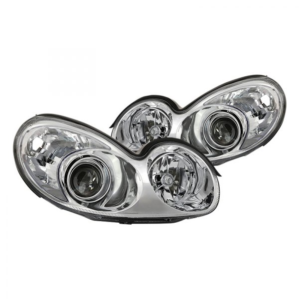 Spyder® - Chrome Factory Style Headlights, Hyundai Sonata