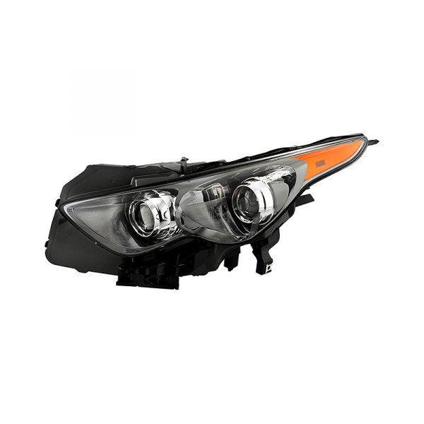 Spyder® - Driver Side Black Factory Style Projector Headlight