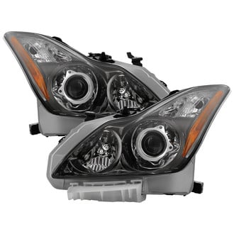 Spyder® - Driver and Passenger Side Black Projector Headlights