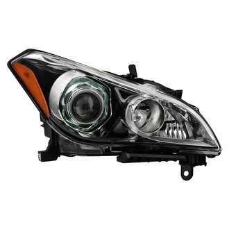 Spyder® - Passenger Side Black Factory Style Projector Headlight